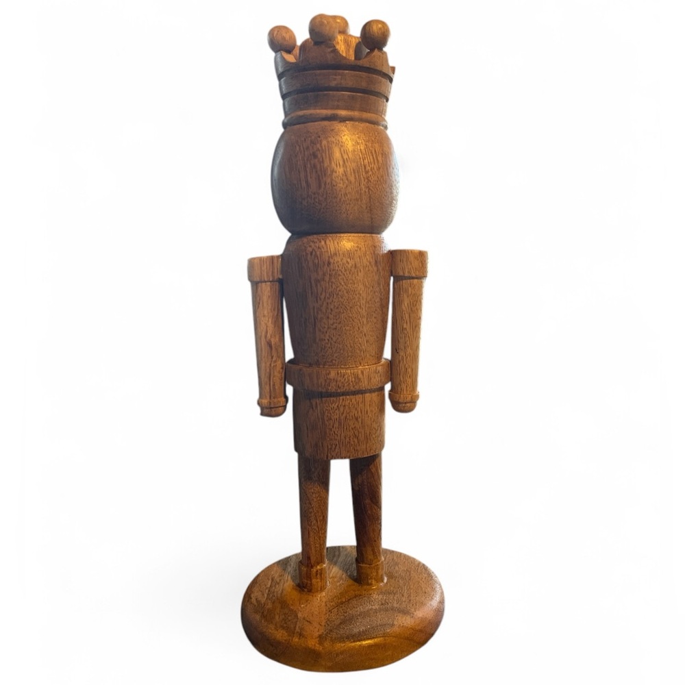 Mango Wood Christmas Nutcracker Decor 14” by Holiday Style